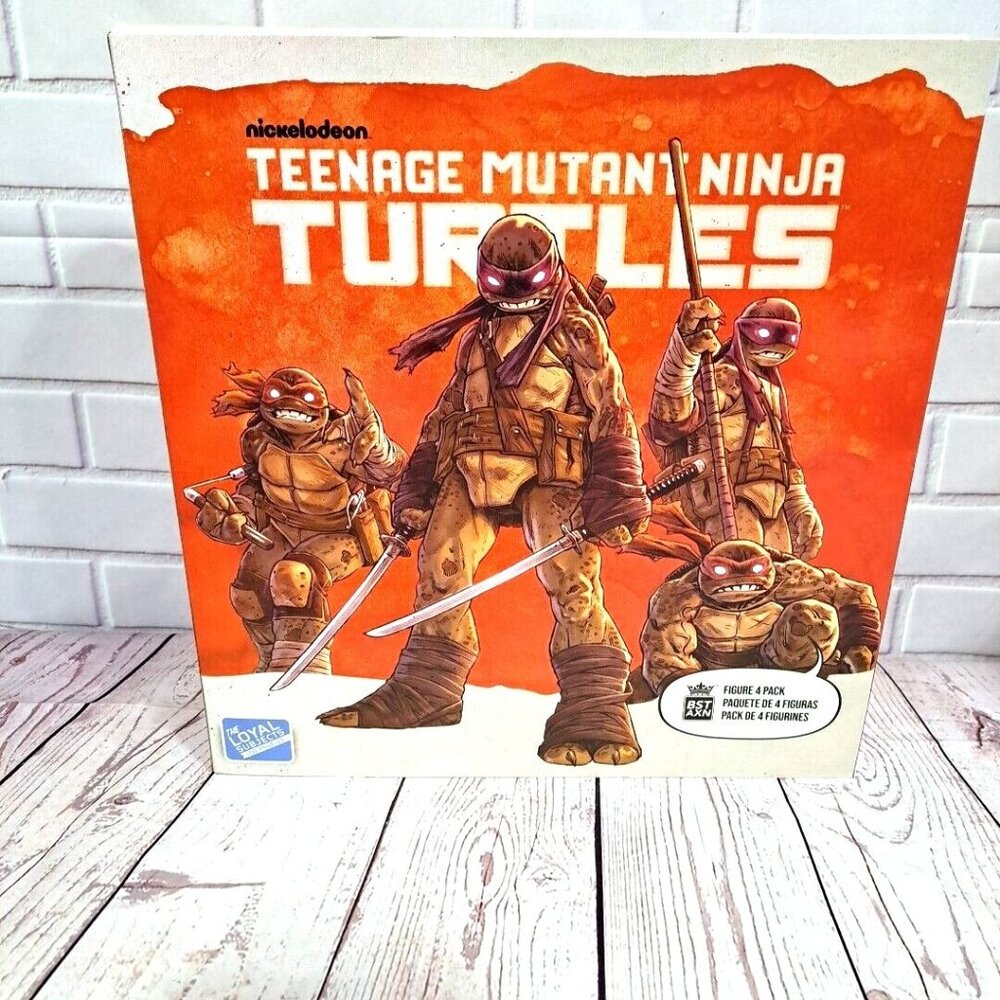 Teenage Mutant Ninja Turtles Loyal Subjects LA Zombie Action‎ Figure Set